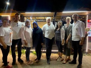 Kocaeli Cimnastik Kulübü Başkanı Tolga Havuç, Kandıra’nın Kefken sahilinde dinleniyor