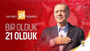 AK Parti’nin 21’inci kuruluş yıl dönümü