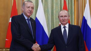 Cumhurbaşkanı Erdoğan Rusya Devlet Başkanı Putin’le bir araya geldi