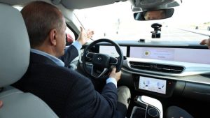 Cumhurbaşkanı Erdoğan Togg’u test etti