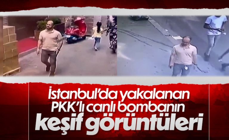 Bombalı saldırı hazırlığındaki teröristin keşif görüntüleri ortaya çıktı