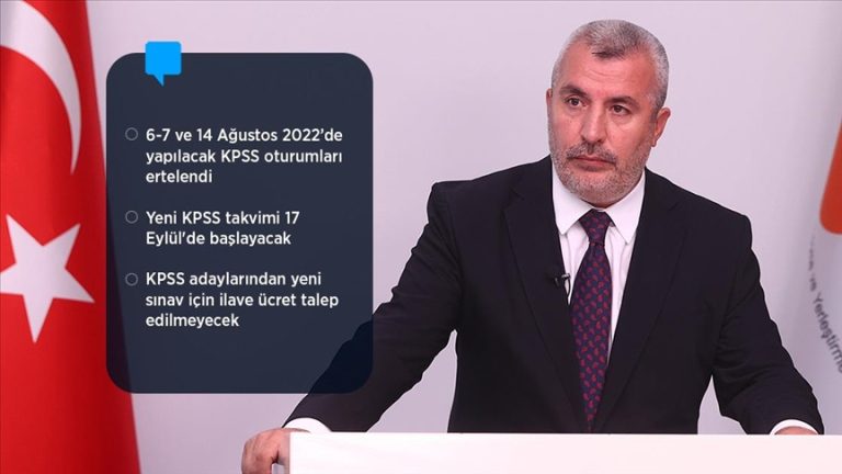 ÖSYM Başkanı Ersoy: 31 Temmuz’da yapılan KPSS oturumları iptal edildi