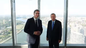 Cumhurbaşkanı Erdoğan Belgrad Kulesi’ni ziyaret etti