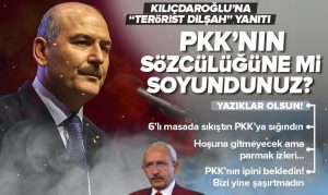 Kemal Kılıçdaroğlu’na İçişleri Bakanı Süleyman Soylu’dan çok sert yanıt! “PKK’nın basın sözcülüğüne mi soyundunuz?”.