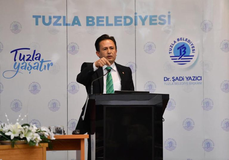 Tuzla Belediye Başkanı Dr. Şadi Yazıcı’dan, “Anlamakta zorlandık.Tuzla Metrosu ne zaman açılacak?”