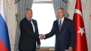 Bakan Akar, Rus mevkidaşı Sergey Şoygu ile görüştü