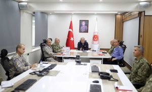 Cumhurbaşkanı Erdoğan, Pençe-Kilit Harekâtı’na Katılan Birliklerin Komutanlarına Hitap Etti