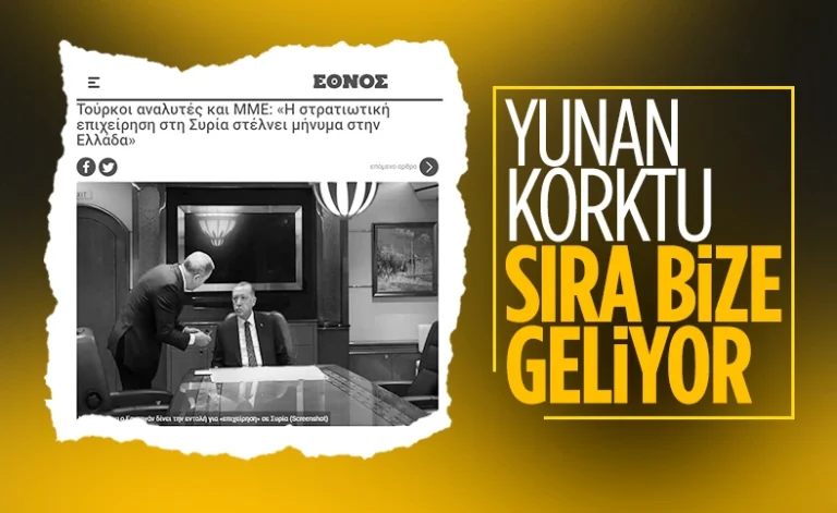 Pençe-Kılıç Operasyonu, Yunanistan’da yankı uyandırdı