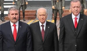 Cumhurbaşkanı Yardımcısı Fuat Oktay, “Cumhur İttifakı olarak kararlıyız; bunca emeği, bunca altyapıyı geriye sarmanıza, bu ülkeyi çölleştirmenize müsaade etmeyeceğiz”