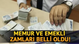 2023 yılı ocak ayı maaş artışları belli oldu…
