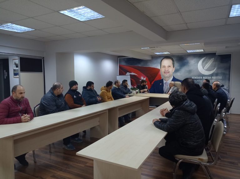 Staj Sigortası mağdurları derneği, Yeniden Refah Partisi Kocaeli İl Teşkilatına ziyaret …