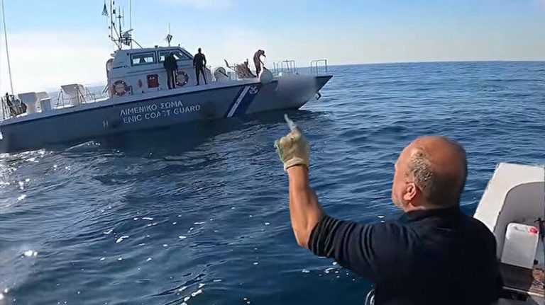 Türk balıkçılara Yunan tacizi