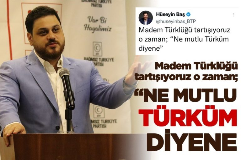 Bağımsız Türkiye Partisi (BTP) Genel Başkanı Baş’tan DEVA Partisi’ne cevap!