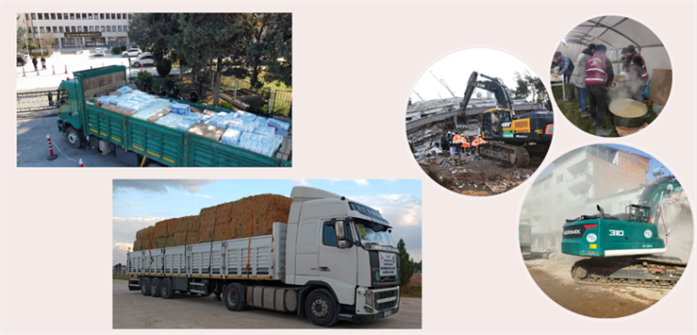 Tarım ve Orman Bakanlığı deprem mağduru çiftçilere destek için kırsalda çalışmalarını sürdürüyor