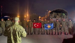 Kosova’dan yola çıkan Arama Kurtarma ve Yardım Birliği Türkiye’ye ulaştı