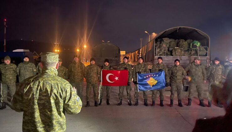 Kosova’dan yola çıkan Arama Kurtarma ve Yardım Birliği Türkiye’ye ulaştı