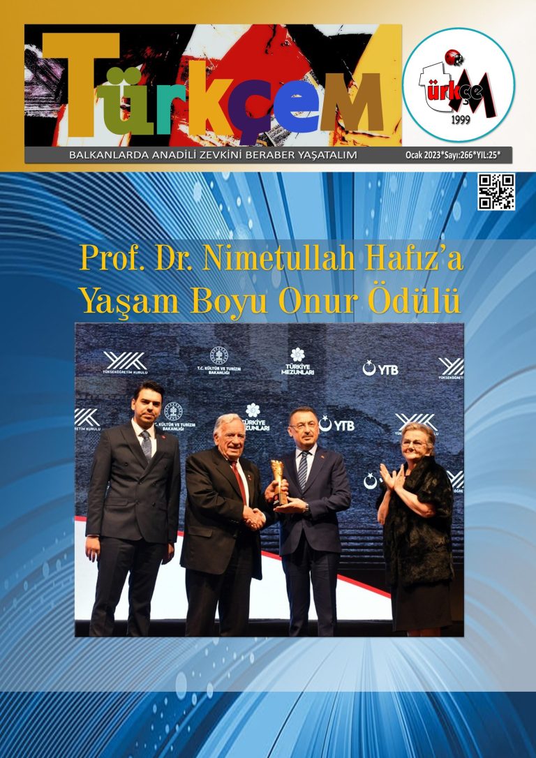 Kosova’da yayınlanan ‘Türkçem’in 266. sayısından merhaba!
