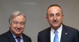 Bakan Çavuşoğlu BM Genel Sekreteri Guterres ile görüştü