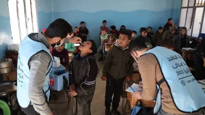 BM, Suriye’de muhaliflerin kontrol ettiği bölgede koleraya karşı aşı kampanyası başlattı
