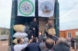 Kızılderililerden Adıyaman’daki Depremzedelere Yardım