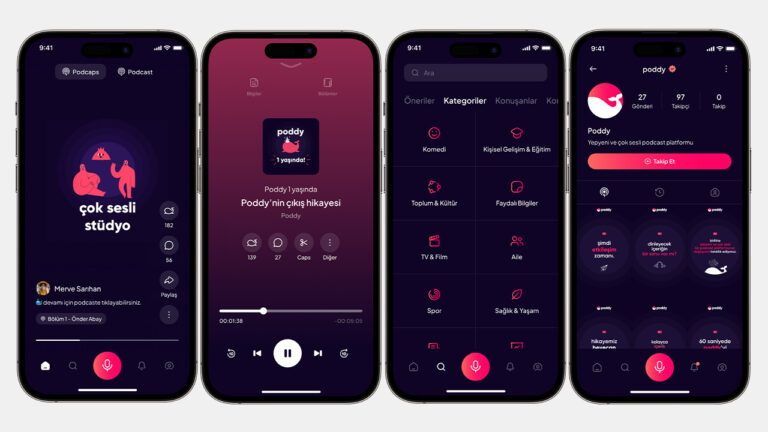 Poddy “yepyeni ve çok sesli podcast platformu” yayında
