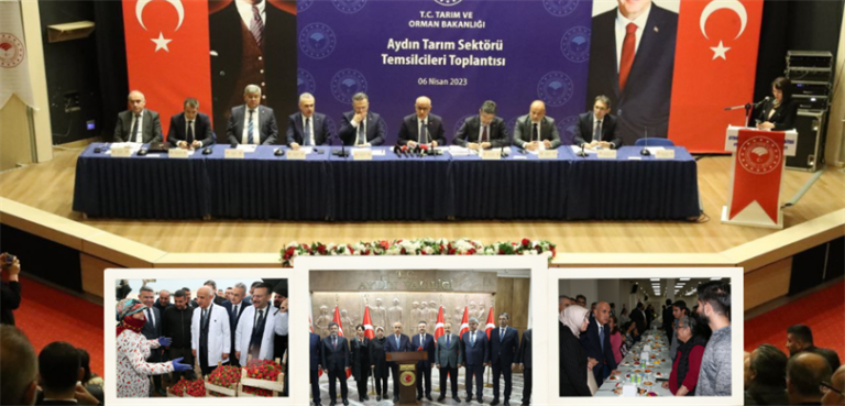 Bakan Kirişçi, Aydın’da tarım sektörü temsilcileriyle bir araya geldi