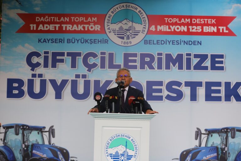 Kayseri Büyükşehir Belediye Başkanı Büyükkılıç’tan 4 Yılda 226 Milyon TL’lik “Tarım ve Hayvancılık” Atılımı