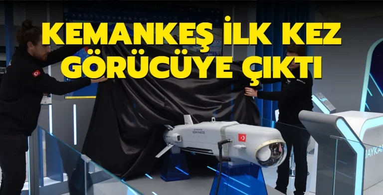 Bayraktar KEMANKEŞ mini akıllı seyir füzesi ilk kez TEKNOFEST’te