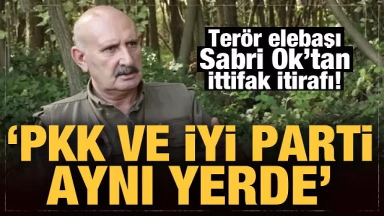 PKK’lı Sabri Ok itiraf etti! Meral Akşener’in maskesi düştü: İYİ Parti PKK el ele
