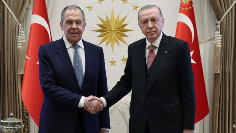 Cumhurbaşkanı Erdoğan Rusya Dışişleri Bakanı Lavrov’u kabul etti