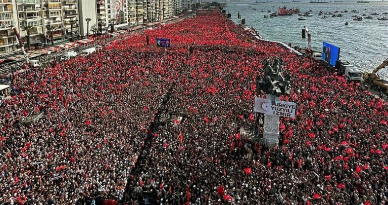 ‘Bu mitingin ateşi tuzakları bozdu’