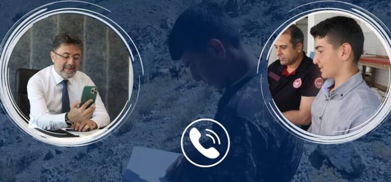 Bakanı Yumaklı, çobanlık yaparken hazırlandığı (LGS) Türkiye 2’ncisi olan Muhammet Halil Yazar’ı telefonla arayarak tebrik etti