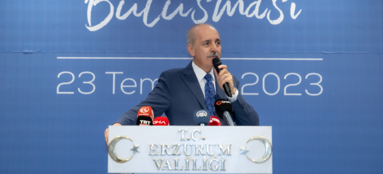TBMM Başkanı Kurtulmuş, Erzurum’da STK temsilcileriyle buluştu