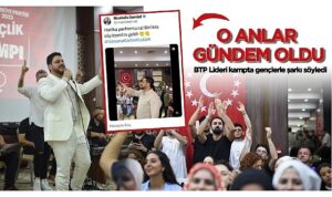 BTP lideri Hüseyin Baş gençlerle şarkı söyledi O anlar paylaşılınca sosyal medyada gündem oldu