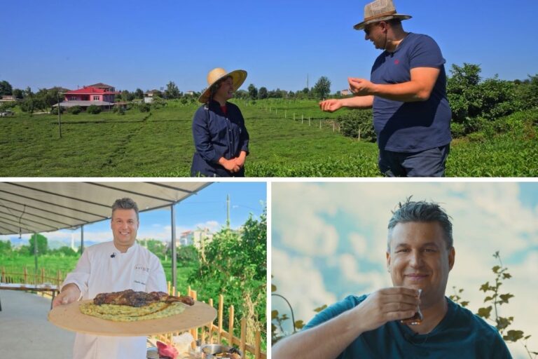 Eataly’nin ünlü şefi Claudio Chinali imza yemeğini Rize’de Lazika çay bahçelerinde yaptı