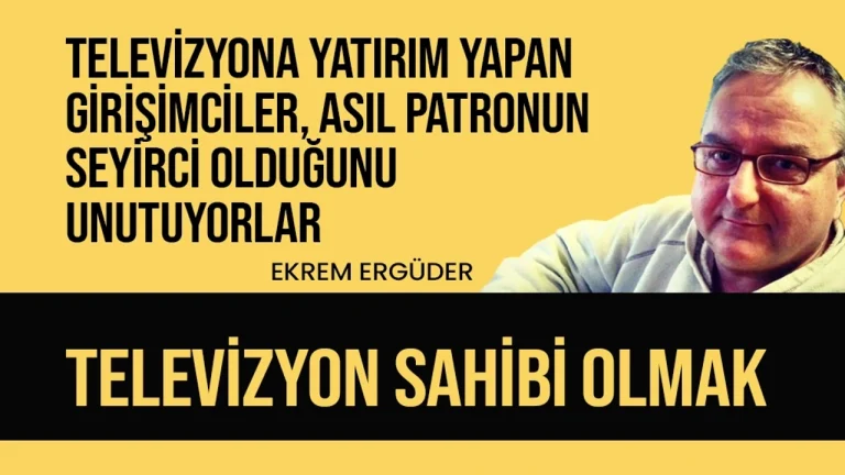 Bu işin ekonomik tarafı, bir de yayıncılık tarafı