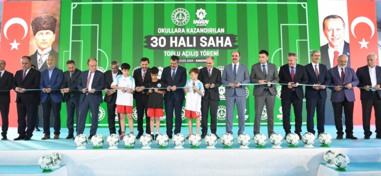 Millî Eğitim Bakanı Tekin, Konya’da Eğitim ve Spor Tesisi açılışları yaptı