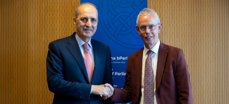 TBMM Başkanı Numan Kurtulmuş, AKPM Başkanı Tiny Kox ile görüştü