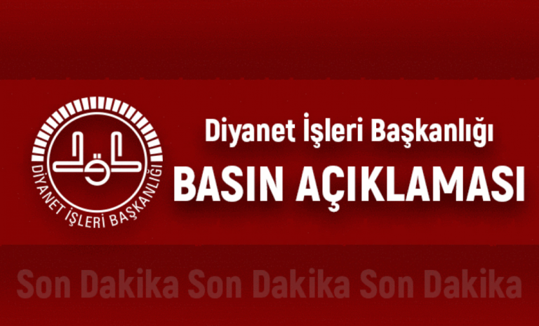 Birgün Gazetesi’nin internet sayfasında Diyanet İşleri Başkanlığıyla ilgili yer alan habere yalanlama