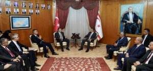 Millî Eğitim Bakanı Yusuf Tekin, KKTC Başbakanı Ünal Üstel’i ziyaret etti