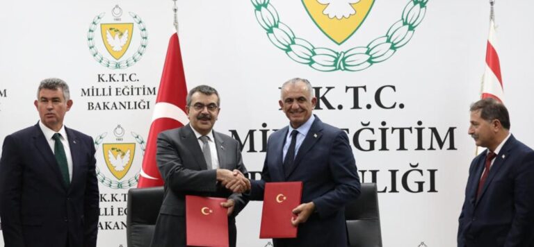 Türkiye ile Kuzey Kıbrıs Türk Cumhuriyeti (KKTC) arasında eğitim alanında iş birliği protokolü imzalandı