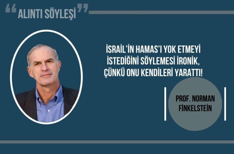 Prof. Norman Finkelstein, “İsrail’in Gazze’de yaptıkları soykırım suçuna denk”