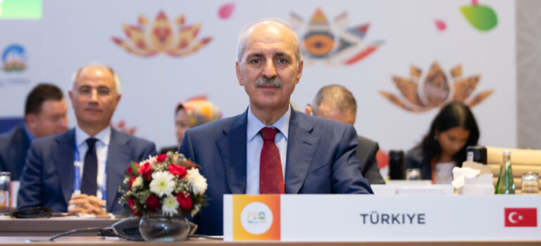 TBMM Başkanı Kurtulmuş, P20 Zirvesi bildirisinde Filistin’in görmezden gelinmesini eleştirdi