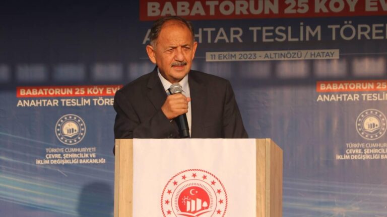 Bakan Özhaseki: Yerinde dönüşüme en fazla müracaat Hatay’dan
