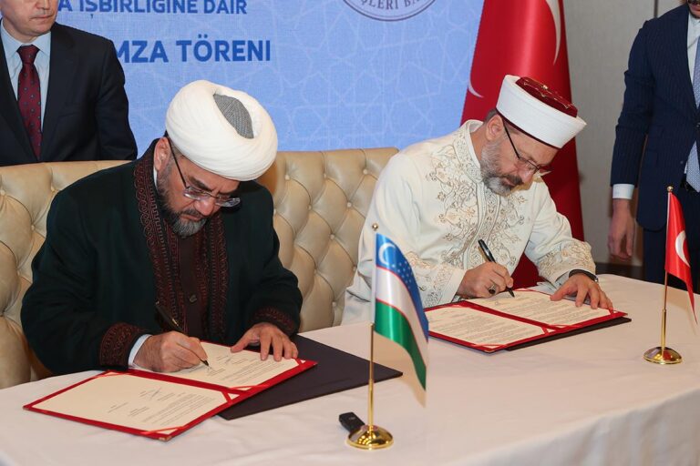 Özbekistan ile ‘İşbirliği Mutabakat Zaptı’ imzalandı