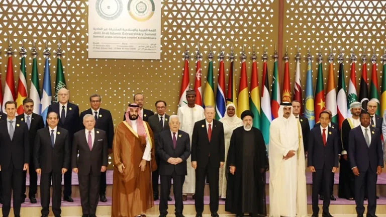 Arap İslam Ortak Olağanüstü Zirvesi sonuç bildirgesi -I-