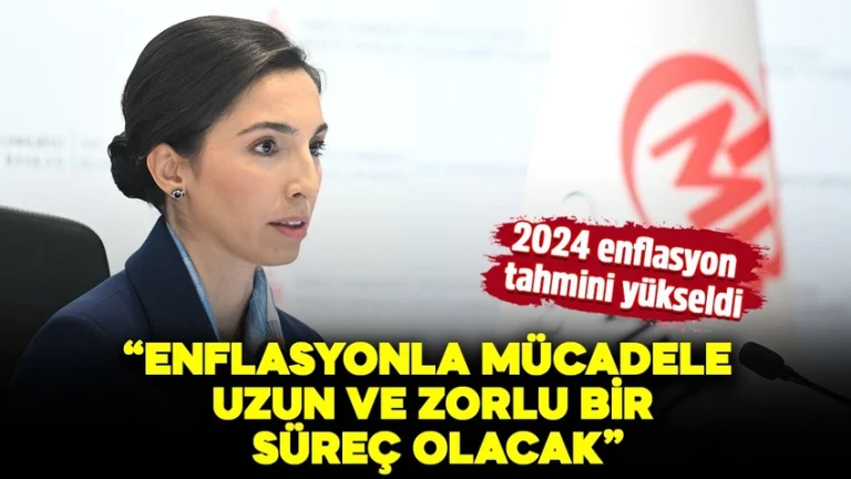Merkez Bankası Başkanı Hafize Gaye Erkan, yılın son enflasyon raporunu açıkladı