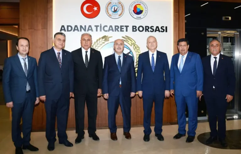 Adana Valisi Yavuz Selim Köşger’den, Ticaret Borsasına ziyaret