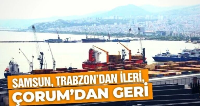 Ülke ihracatının binde 5’İ Samsun’dan