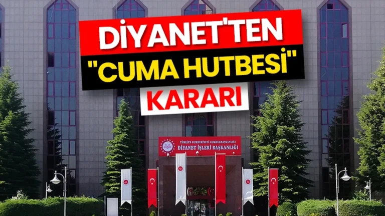 Adana Taşköprü Gazetesi’nin teklifi sonrası “Cuma Hutbesi” kararı